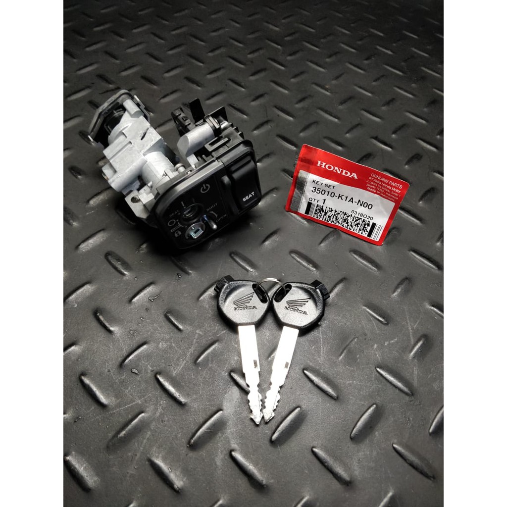 Key Set Kunci Kontak Honda Beat K1A & Beat Street K1A 35010K1AN00