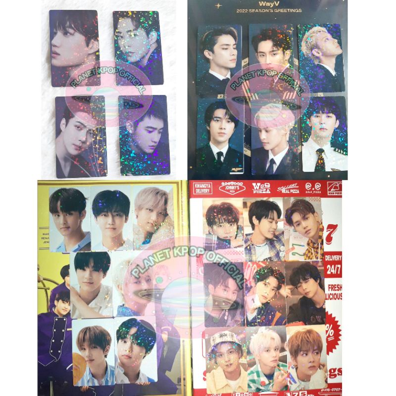 READY STOCK PHOTOCARD BENEFIT ONLY INTERASIA, ALADIN & WITHDRAMA SEASON'S GREETINGS 2022 EXO, NCT127