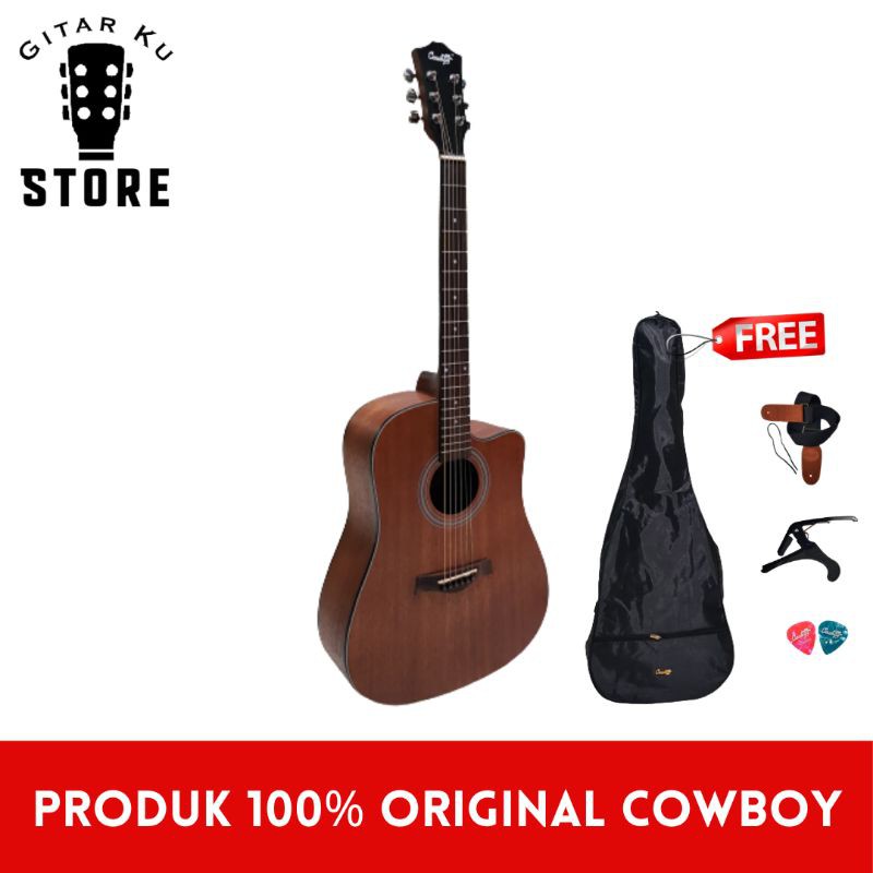 Gitar Akustik Jumbo Cowboy GWC-240NS GWC 240NS Original