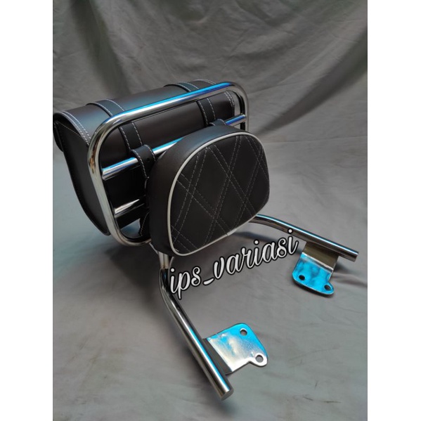 Sandaran Backrack New Scoopy 2017 2018 2019 2020 2021 . Aksesoris Scoopy