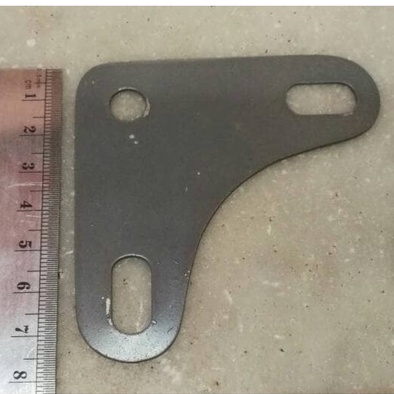 PLAT SIKU LOBANG / PLAT BESI SIKU LOBANG CORNER PLATE RAK SEGITIGA