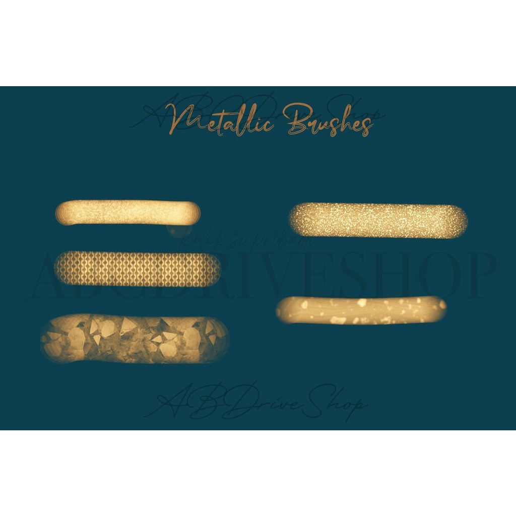 Procreate Brush - Glitzy Metallic Procreate Brush