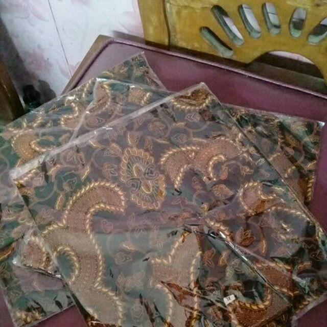 Kemeja Batik Kerja Big Size Jumbo Size Fit Xxl Ld 115 Warna Hitam Putih Casual Formal Kondangan