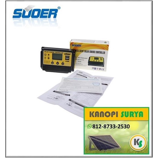 Solar Charge Controller SCC 30 A 30A SUOER Lithium