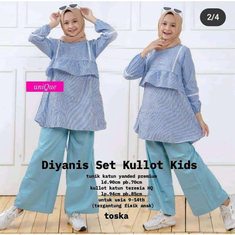 DIYANIS SET KULOT/SET KULOT ANAK