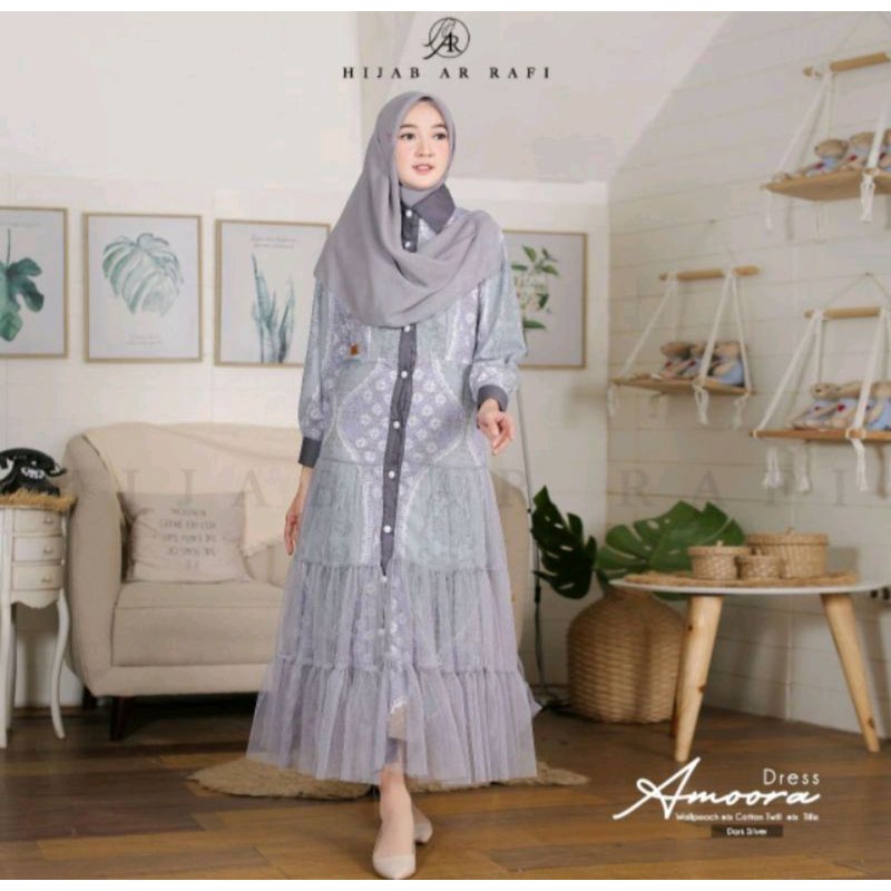 AMORA DRESS ARRAFI ORIGINAL✓BEST SELLER✓