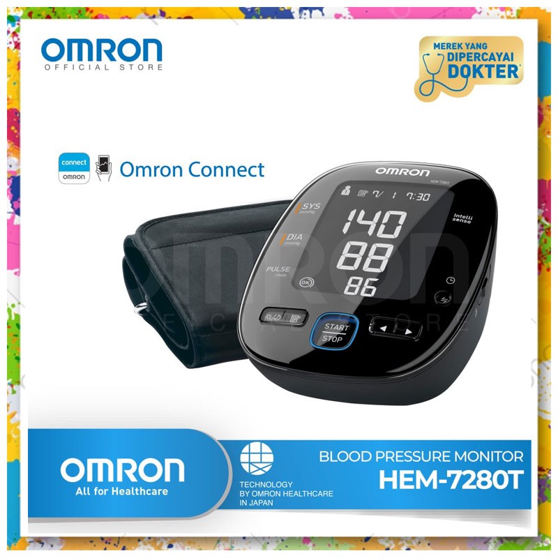 OMRON TENSIMETER HEM-7280T WITH Bluetooth - Bagus Akurat