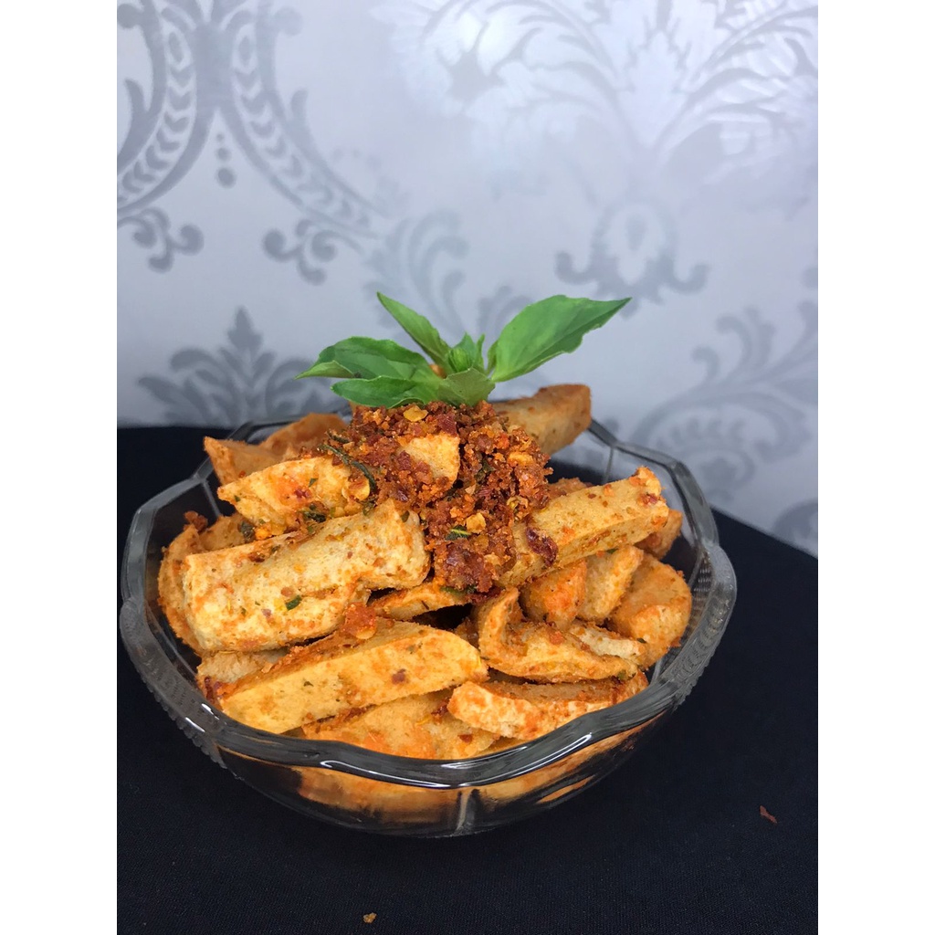 

Basreng Daun Jeruk Pedas Manis (60gr)