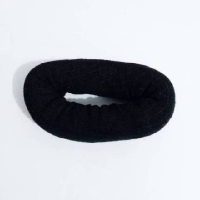 MengMong Ikat Rambut Donat Besar Kuncir Karet Cepol Hitam