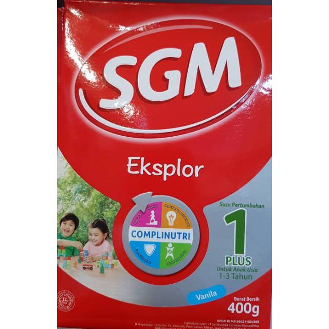 Sgm Eksplor 1+ Vanila / Madu 400gr / Toko Makmur Online