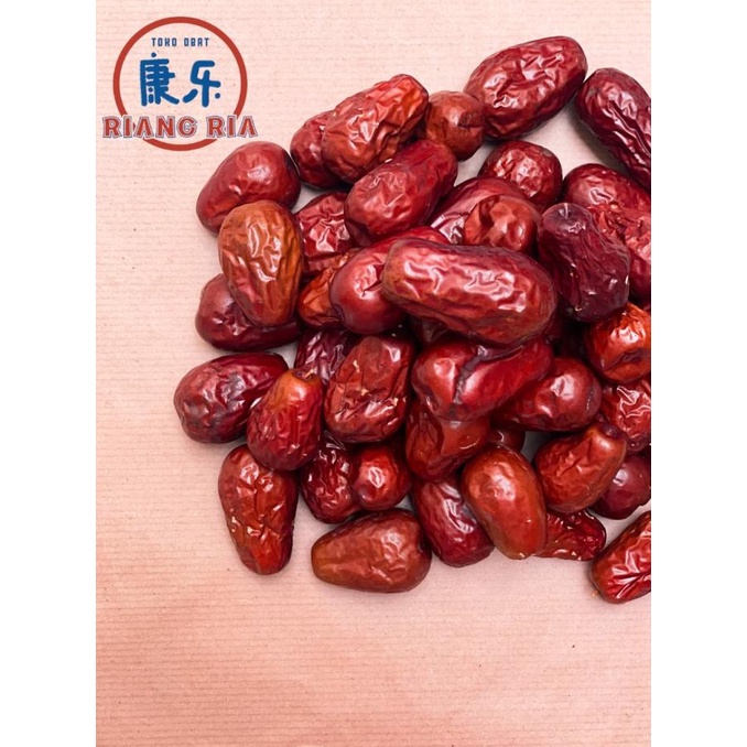

Angco Ang co Hong zao Red Dates Kurma Xin Jiang ukuran besar - 500gr