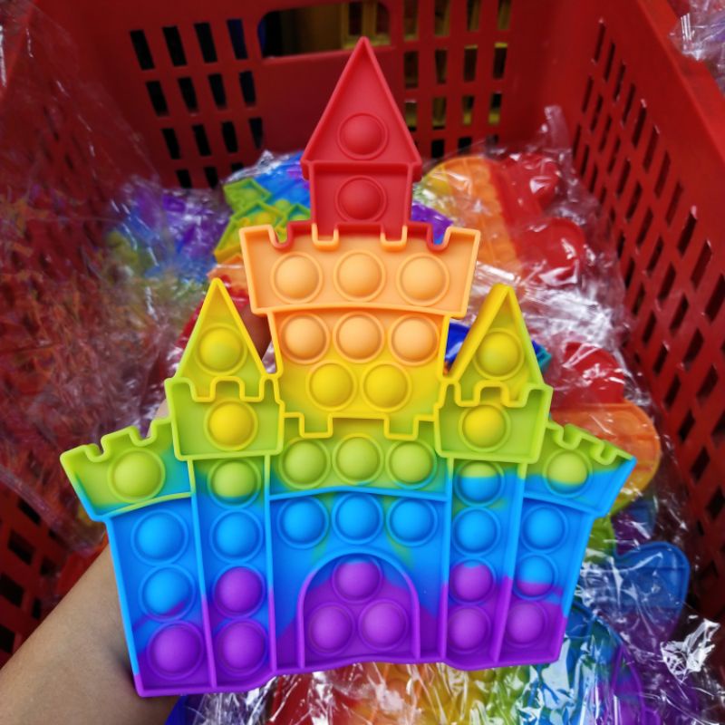 Jual pop it rainbow murah ISTANA, OWL 