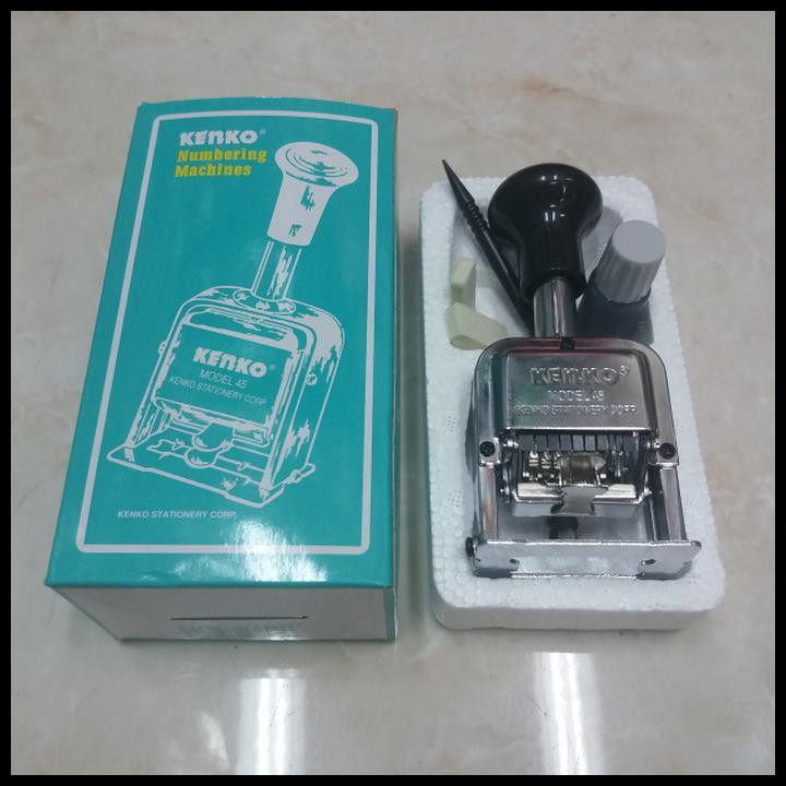 

Silahkan Order Automatic Numbering Machine Kenko 45 / Stempel Nomorator 6 Digit