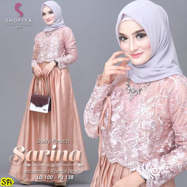DRESS MUSLIM SARINA by SHOFIYA DRESS MUSLIM MODERN