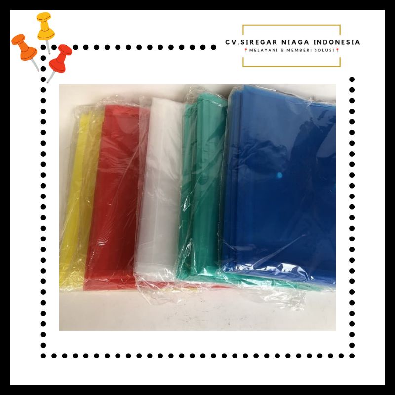 

(1 Pack) Map Plastik Kancing Transparan Polos Esbee 1 Pack (12 Pcs) ORI Murah Berkualitas