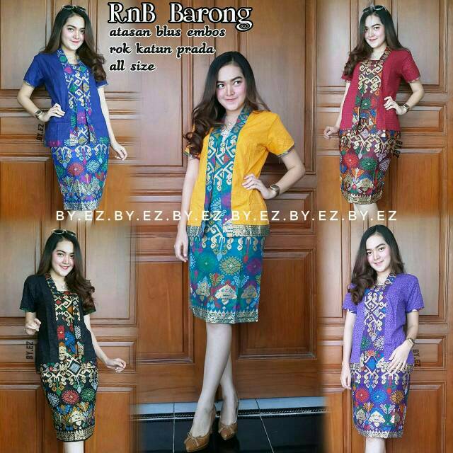 setelan batik 398 . rok and blus