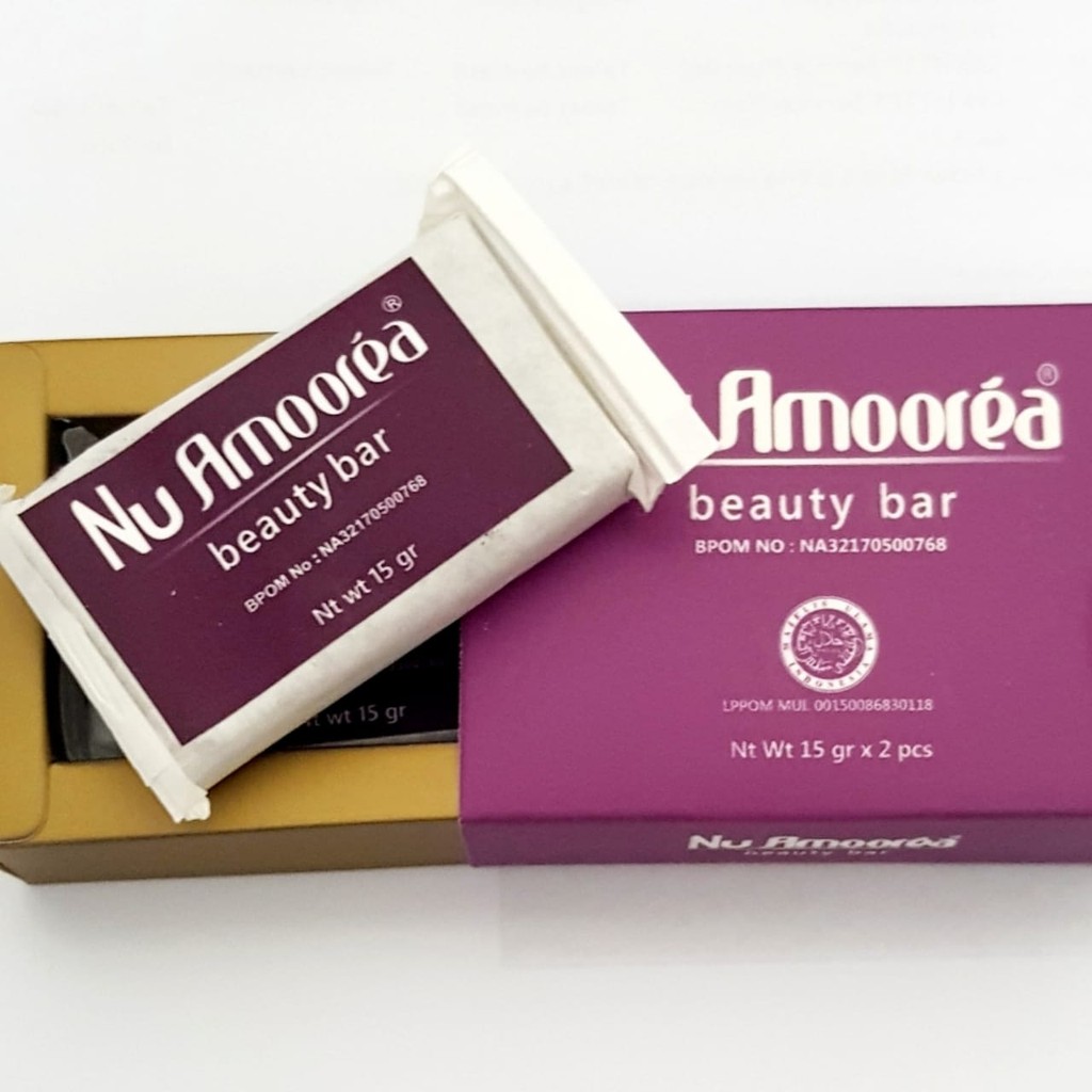 Nu Amoorea Beauty Bar Soap Sabun Amooera Armoeera 15gr Bpom Original Shopee Indonesia