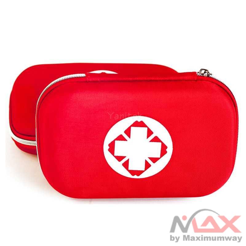 FervorFox Tas P3K kotak obat darurat First Aid Kit 18 in 1 emergency perlengkapan rumah mobil