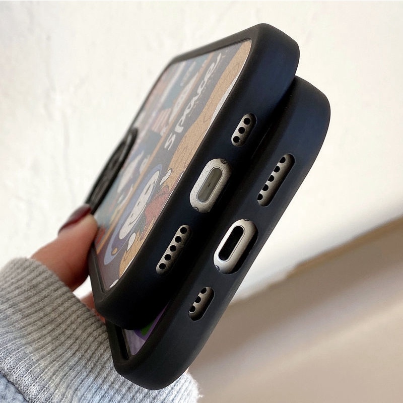 Case Motif Kartun Anjing Untuk IPhone 12 13 11 Pro Max X Xs Max Xr 7 8 Plus Yjts