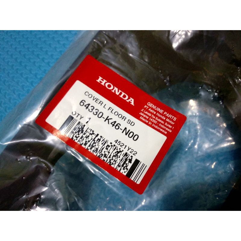 COVER L-R FLOOR SIDE COVER DAK BAWAH VARIO 110 ESP LED SEBELAH ORIGINAL K46 -N00