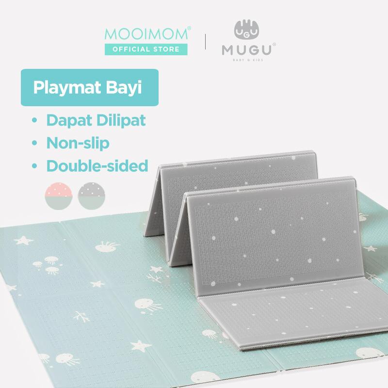 MUGU playmat / mooimom playmat / PARKLON PLAYMAT/ PARKLON XPE FOLDING PLAYMAT / MOOIMOM MUGU FOLDING PLAYMAT  / BABY ANGEL PE FOLDING / Folding Zoo Road // Playmat // Karpet Lipat