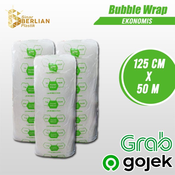 

PLASTIK BUBBLE WRAP EKONOMIS 50 METER TERMURAH - 125CMX50M BENING