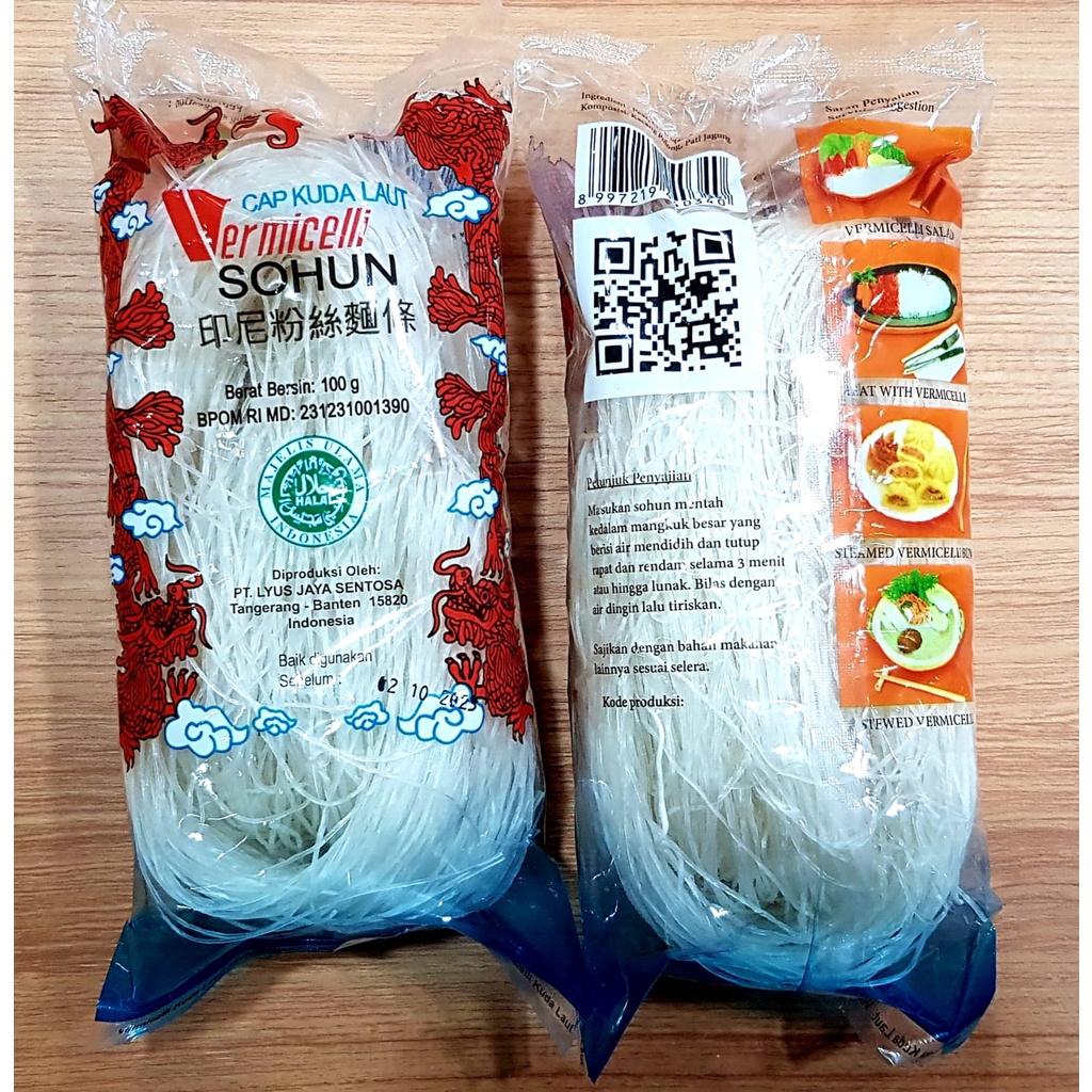 

Sohun / Soun Naga Vermicelli Cap Kuda Laut @100g