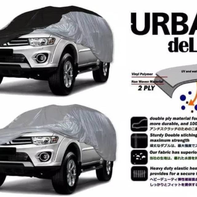 URBAN DELUXE Cover Body Mobil 2 Lapis Kualitas Tinggi - LARGE SEDAN