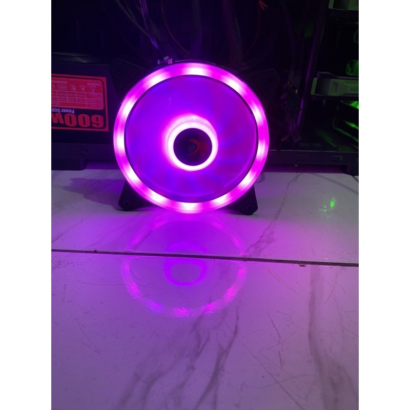 XBT SHURIKEN Rotating RGB Auto Fan Casing 12CM Double RING LED SYNC XB-112