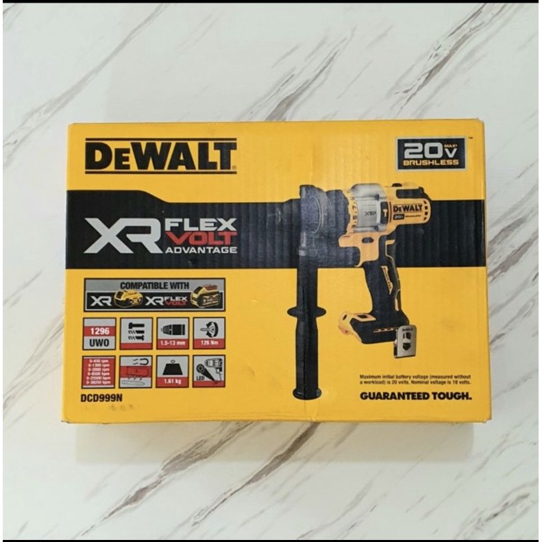 DeWALT DCD999B 20v HAMMER DRILL - Mesin Bor Cordless