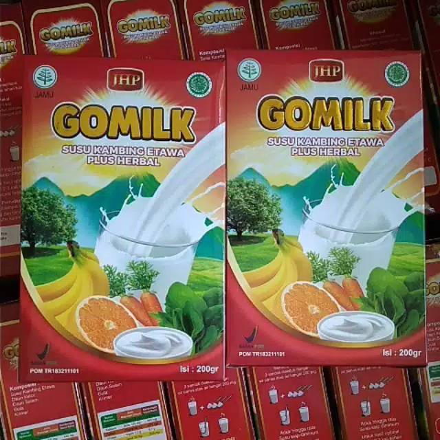 (GOMILK) SUSU KAMBING ETAWA PLUS HERBAL / SUSU GOMILK