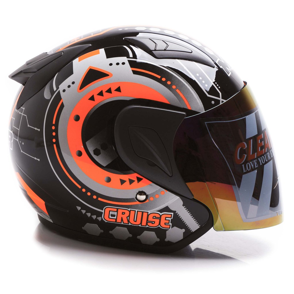 [Helm Dewasa] MSR Helmet Javelin - Cruise - Hitam Oren