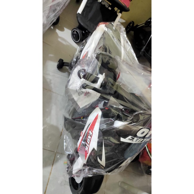 Exotic Motorcycle EMAX 2212 / Mainan Motor Aki Anak - White