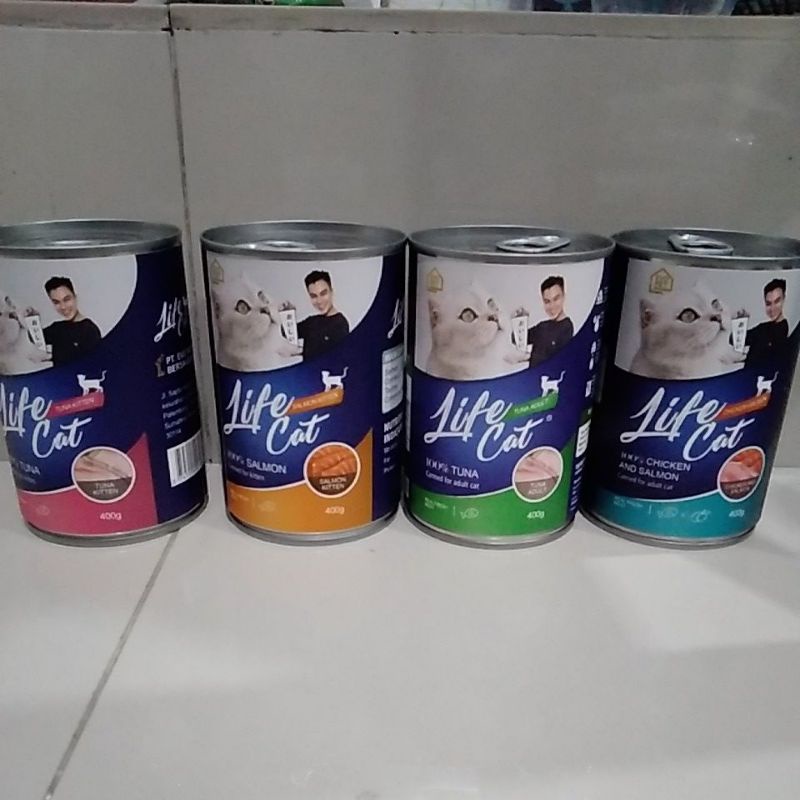 lifecat cat food adult & kitten 400gram wf