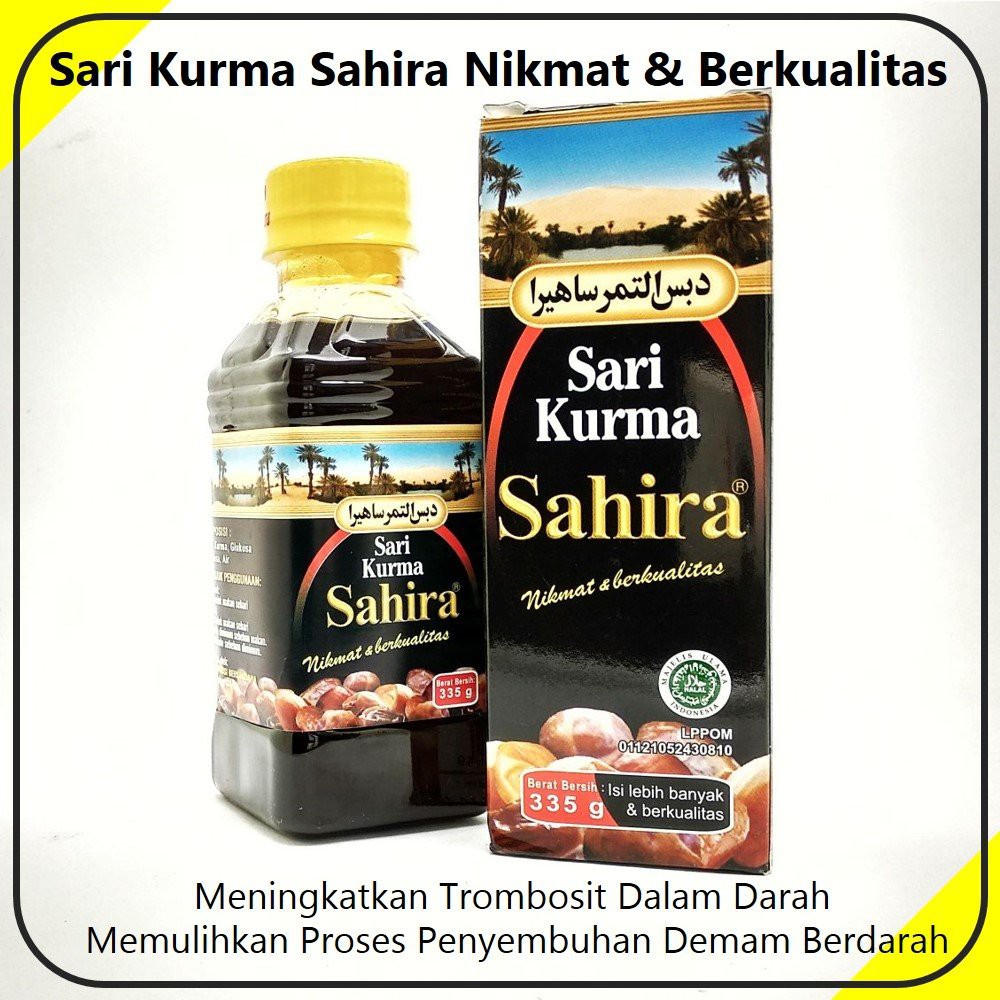 Sari Kurma Sahira 335 gram Baik Untuk Anemia