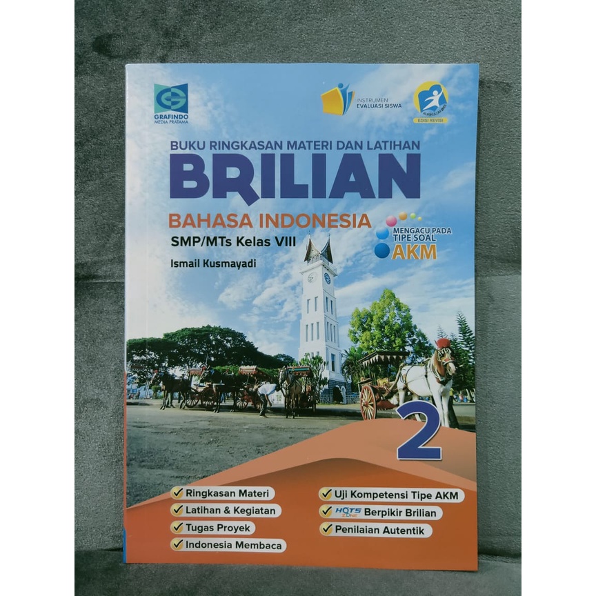 Brilian Bahasa Indonesia Kelas 8 SMP AKM - Grafindo