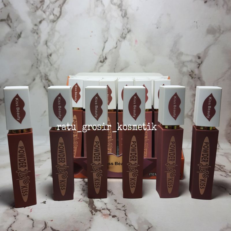 Lip Gloss | Lip Cream | Lip Meet Kiss Beauty 6 warna No. 70135-03
