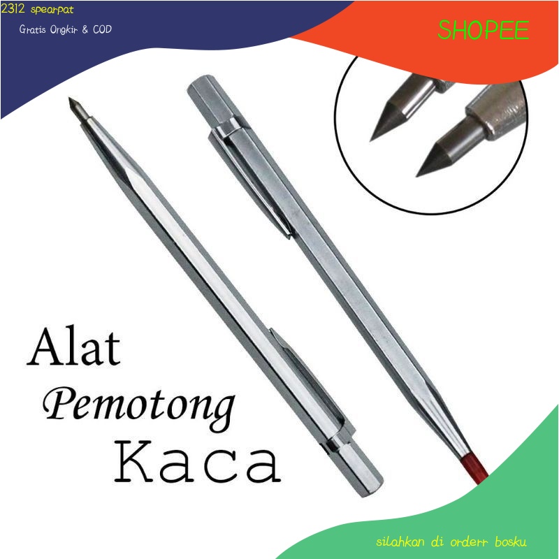 ALAT PEMOTONG KACA METAL ETCHING PEN / PEN PEMOTONG KACA:1
