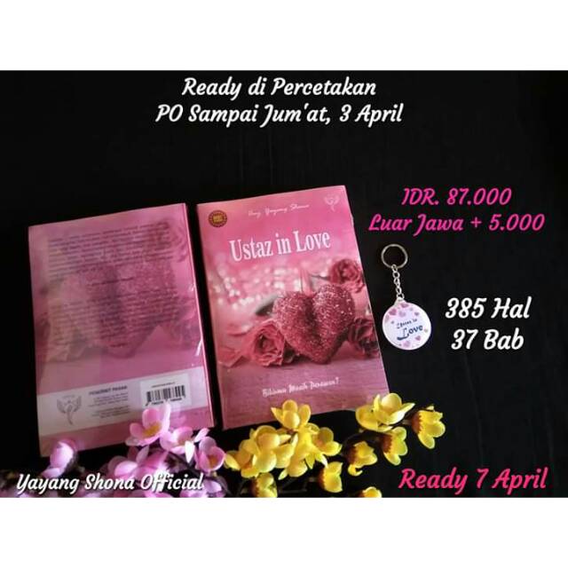 Novel Ustaz in Love - Ustadz in Love - Ketika Ustaz Jatuh Cinta - Yayang Shona