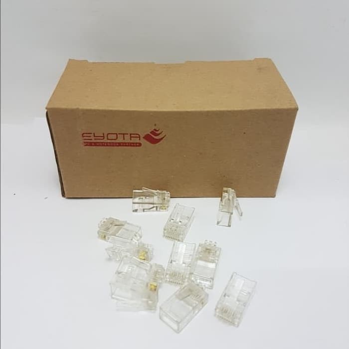 Konektor Lan RJ45 1 dus 100pcs