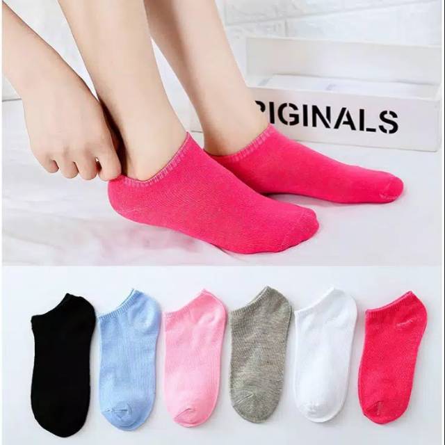 KAOS KAKI PENDEK POLOS / KAOS KAKI PENDEK DEWASA SEMATA KAKI / KAOS KAKI ANKLE