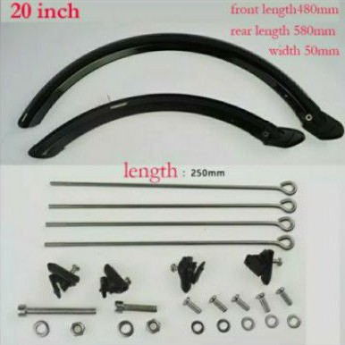 Spakbor Sepeda Lipat 20 Inch