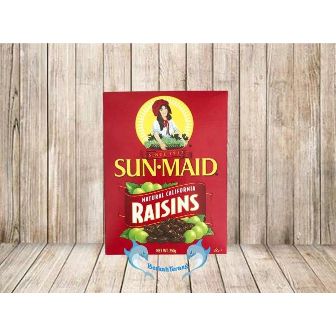 

Sun maid Raisins 250gr / Sun-Maid / Kismis / Raisin 250gr Original TERLENGKAP Kode 25