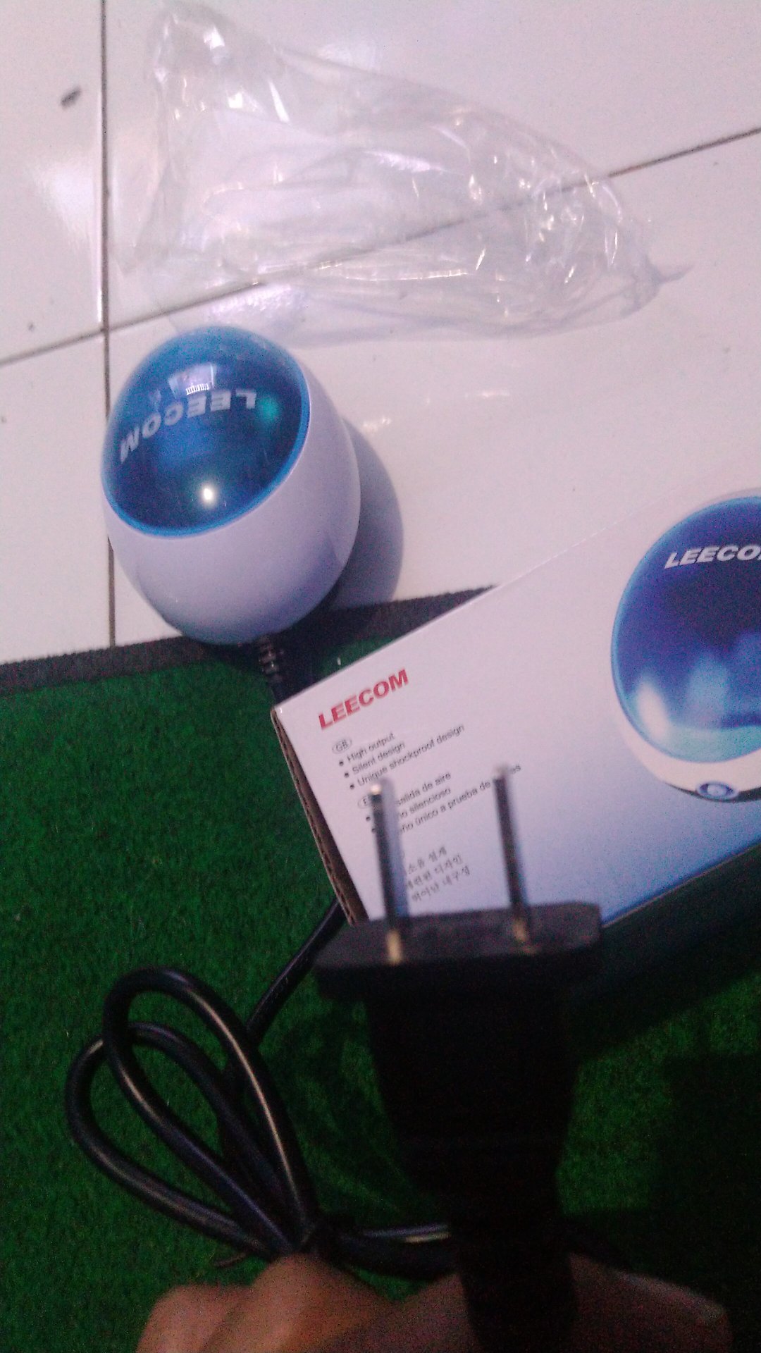 Rhk Leecom Pompa Udara Aquarium 1.5w - Au-312 - Blue