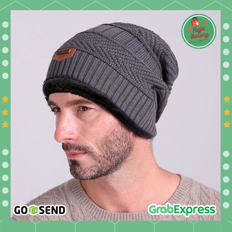 Aksesoris Pria - Kupluk Kerpus Winter / Beanie Hat
