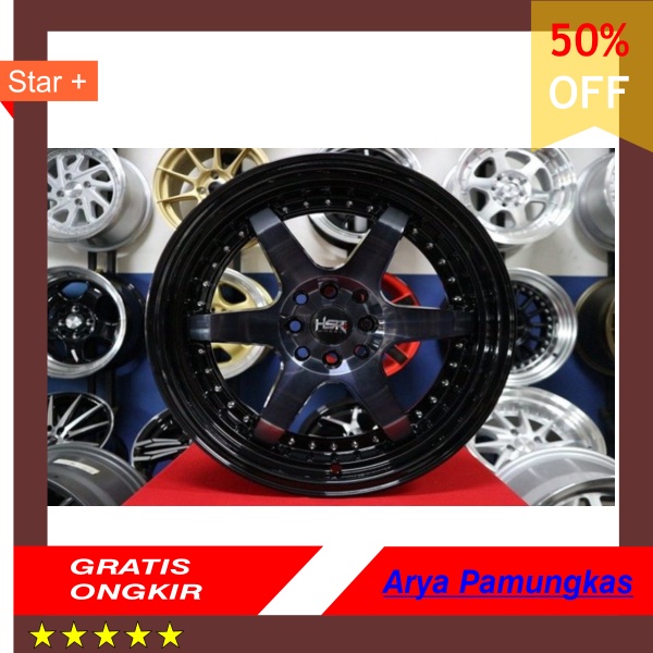 Pelek Velg Mobil Terbaru Avanza Veloz Xenia Vios Yaris Jazz Ring 17 HSR BORGO 8081 Celong Velg