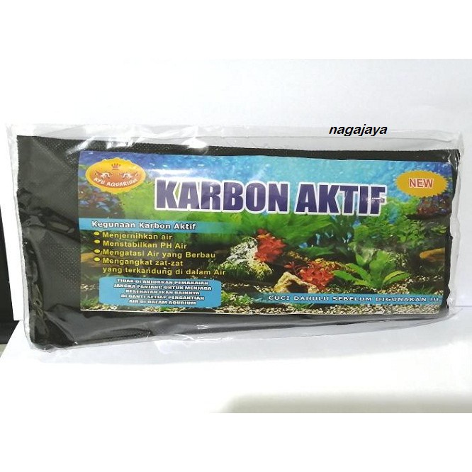 karbon aktif/carbon active arang media filter karbon aktif kolam dan aquarium