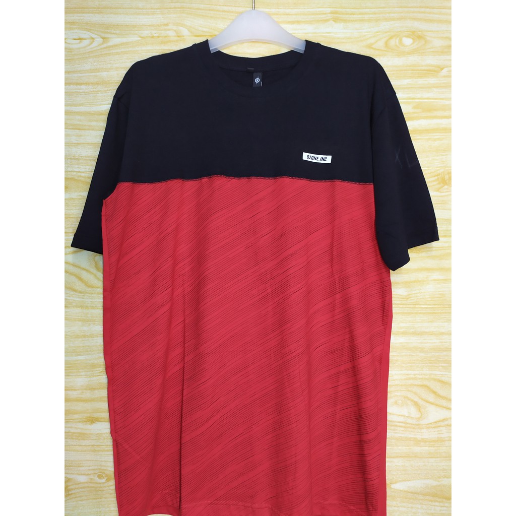 Kaos Ozone Apl Merah Hitam