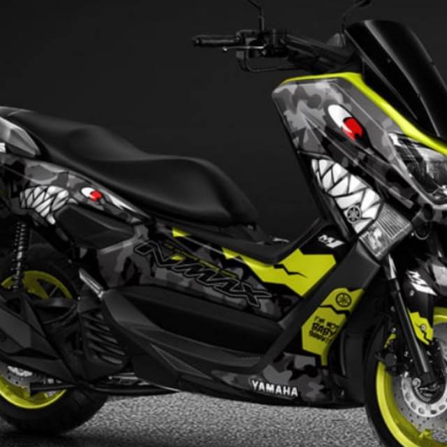 DECAL NMAX FULL BODY MOTIF HIU LORENG / DECAL NMAX PREMIUM / STIKER NMAX