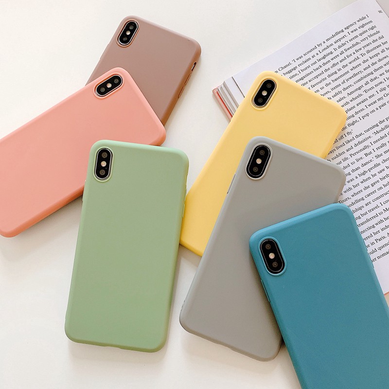 IPHONE 11 6.1   Softcase Color Matte Candy Color TPU Case Iphone